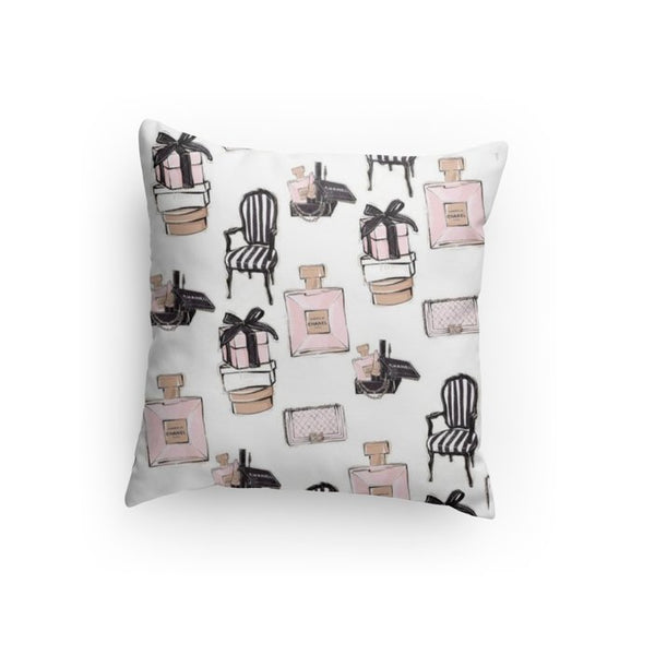 Fashion Girl Must Haves Decorative Pillow