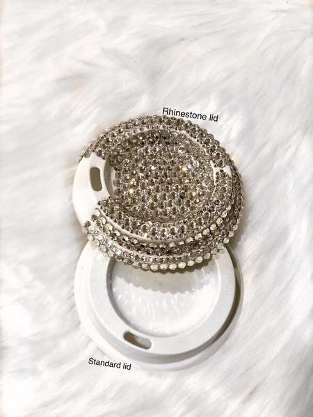Starbucks Glitter Customized Hot Cup - Light Purple custom glitter- Rhinestone hot starbucks cup