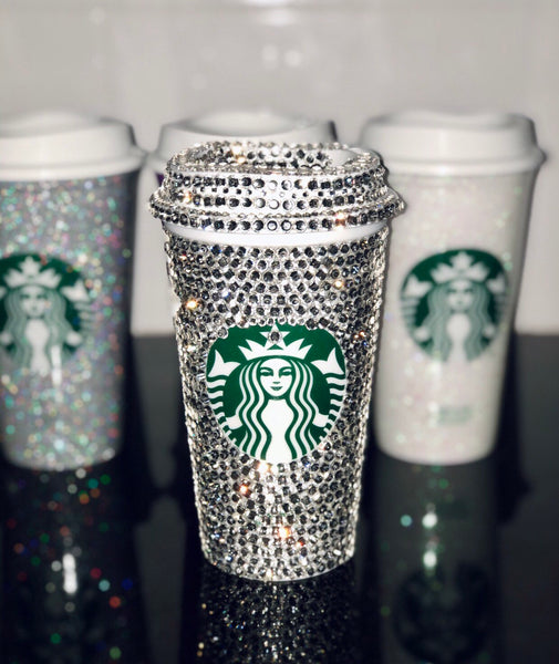 Rhinestone Starbucks Hot Cup-Rhinestone hot starbucks cup Bling Cup