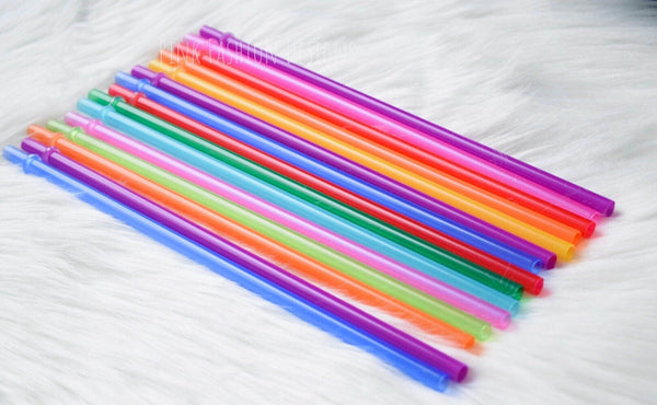 Reusable Colored Straws BPA free- Free Shipping Reusable Straws for Tumblers