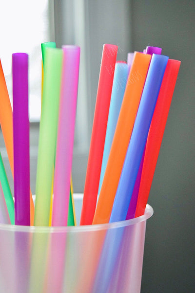 Reusable Colored Straws BPA free- Free Shipping Reusable Straws for Tumblers