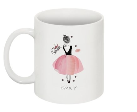 Ballerina Girl Quenn customized mug