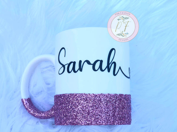 Customized Glitter Mug