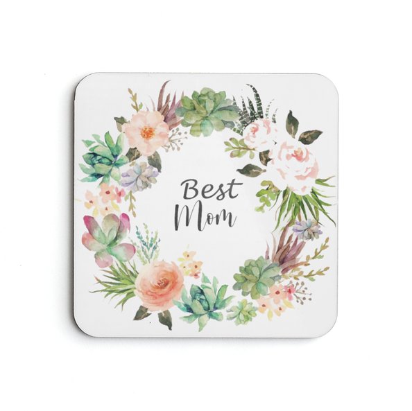 Best Mom Coaster Set