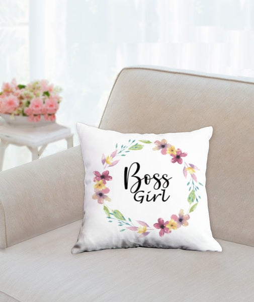 Boss Girl Decorative Pillow