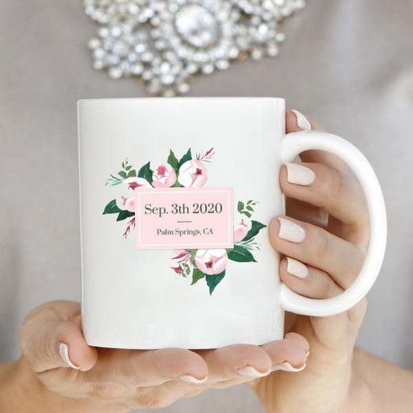 Bridesmaid mug back look 