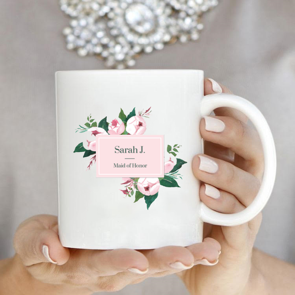Maid of honor mug front look