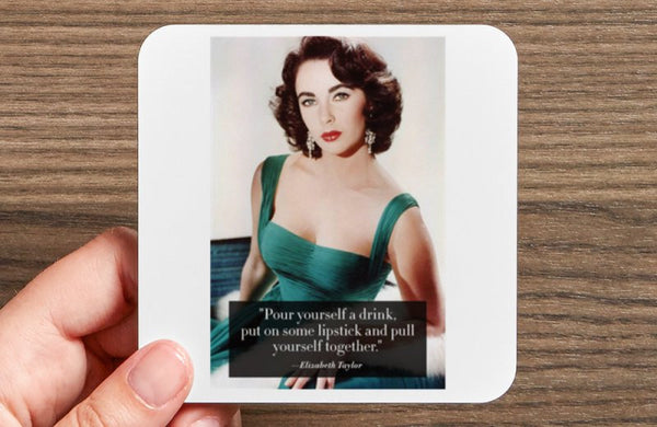 Pour yourself a Drink Coaster Set - Pink Fashion Nyc
