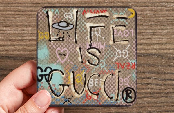 Life is Gucci Coaster Set