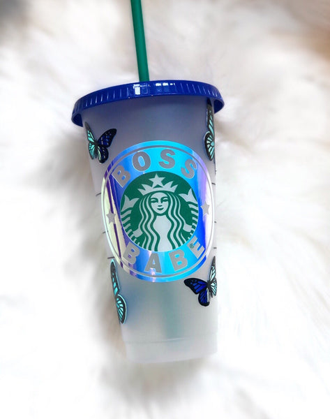 Starbucks Boss Babe Butterfly Venti Tumbler Cup -Free shipping Venti cold cup