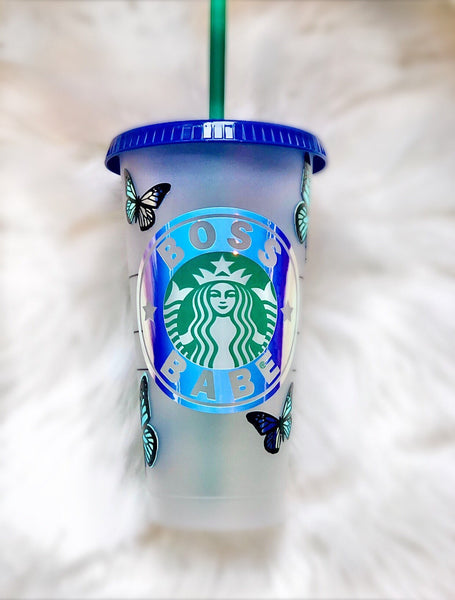 Starbucks Boss Babe Butterfly Venti Tumbler Cup -Free shipping Venti cold cup