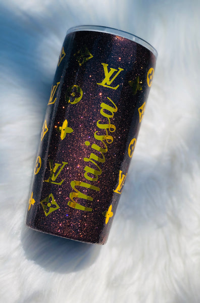 Fashion Inspired Glitter Tumbler