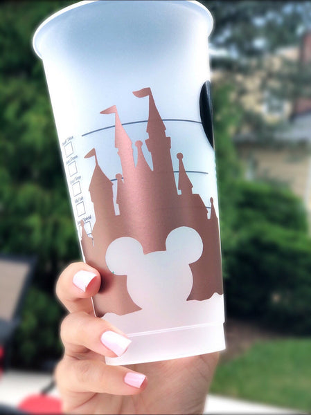 Customized Starbucks Cup Mickey Inspired