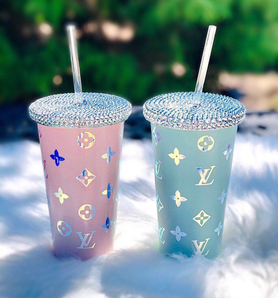 Rhinestone Tumbler Fashion Inspired Blush