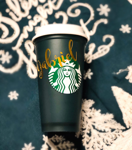 Ready to Ship Starbucks Reusable Seasonal Color changing Hot Cup - Customizable hot starbucks cup