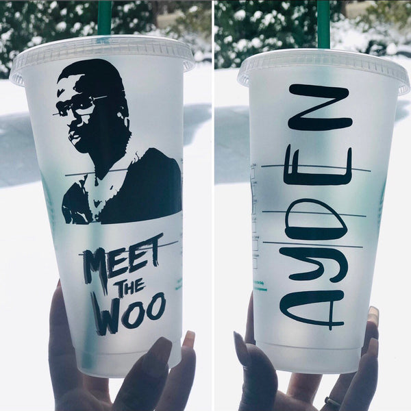 Starbucks Cup Pop Smoke Inspired- Rapper Inspired Starbucks Free Shipping