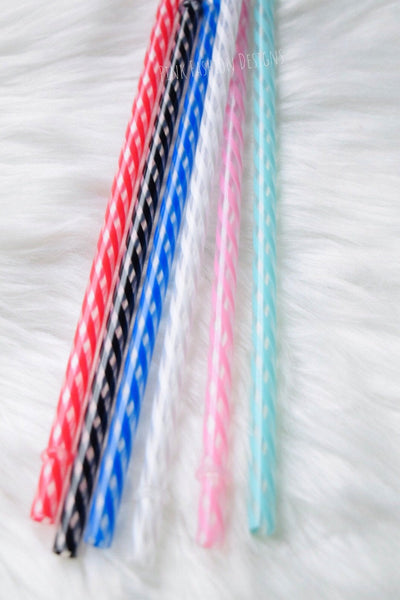 Reusable Swirl Straws BPA free- Free Shipping Reusable Straws for Tumblers