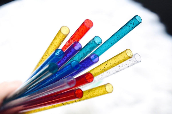 Reusable Glitter Straws BPA free- Free Shipping Reusable Straws for Tumblers