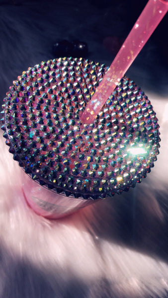 Starbucks Snowglobe Pink drink Pink Tumbler  - Starbucks insulated glitter bling tumbler 24 oz 16 oz Free shipping Tumbler