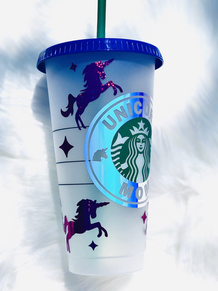 Personalized Starbucks Cup Unicorn Mom