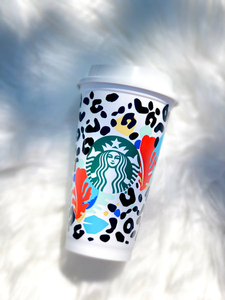 Personalized Starbucks Leopard Cup