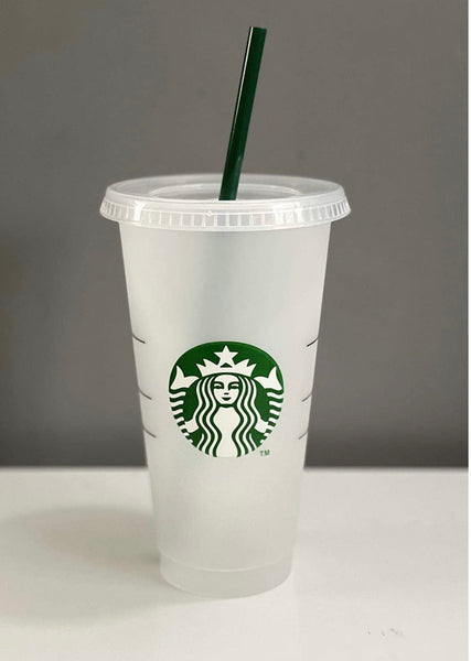 Starbucks Siren Logo Reusable Plastic Cold Cup, 24 fl oz – Pink Fashion Nyc