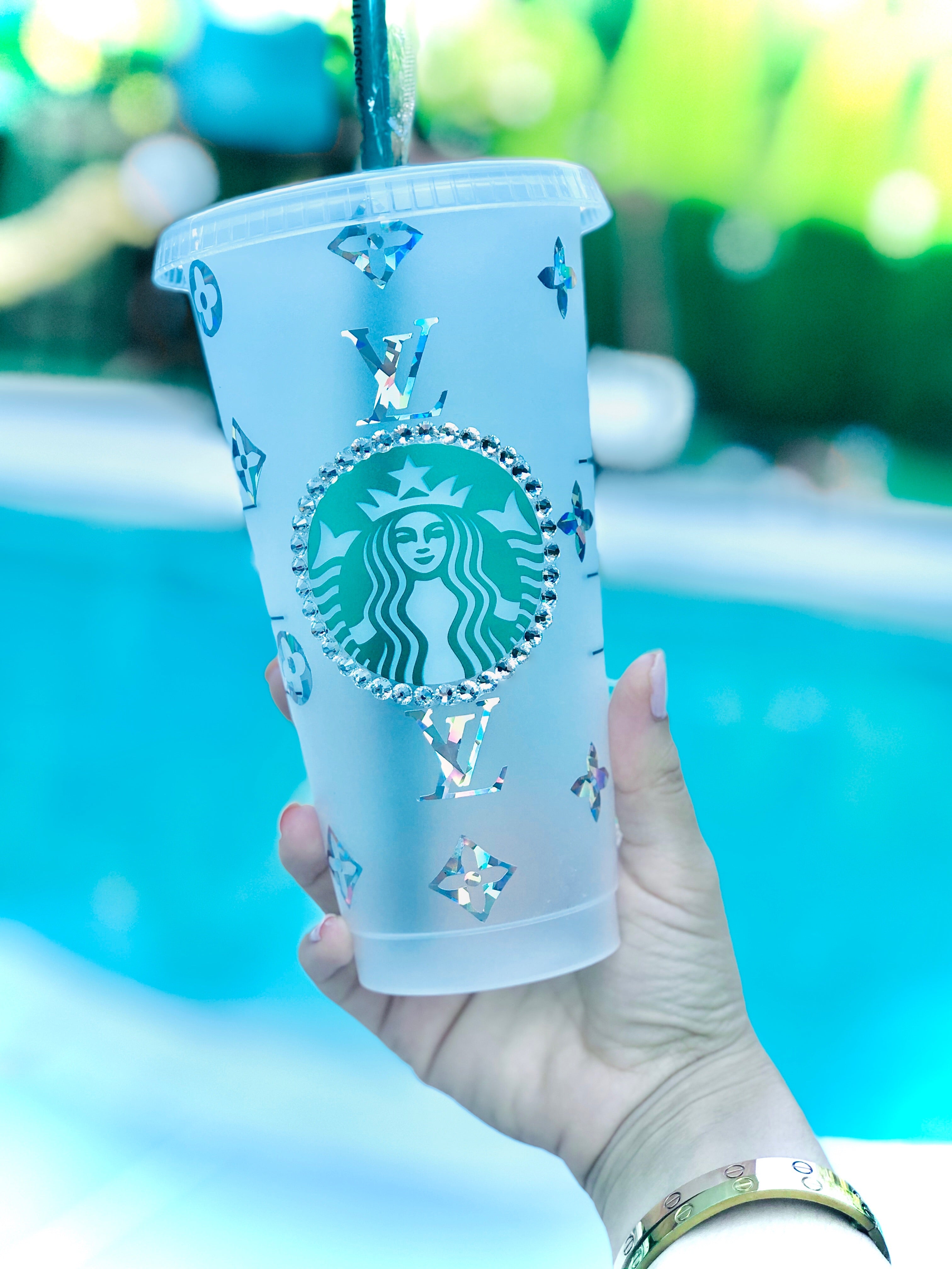 Custom Louis Vuitton Starbucks Cup  Starbucks cups, Custom starbucks cup,  Custom cups