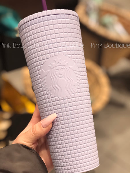 Starbucks Lilac Grid Cold Cup - 24 fl oz