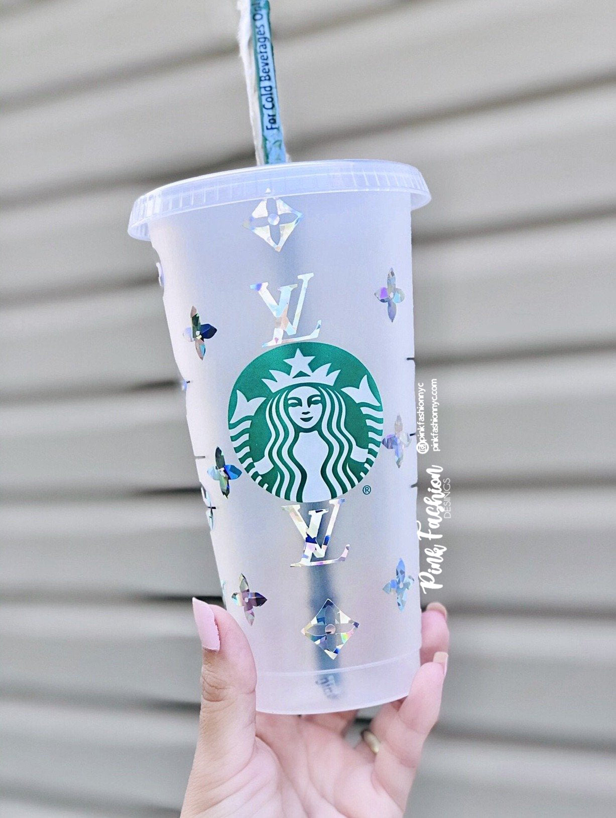 Pink Fashion Nyc - Our best seller Lv inspired Starbucks Cup in