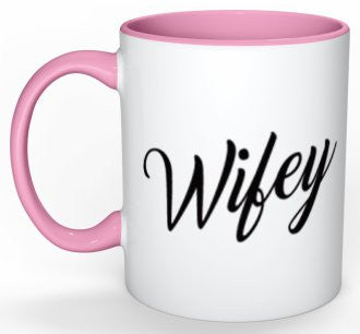 Wifey&Hubby Mug Set - Pink Fashion Nyc