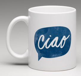Ciao Ceramic Mug - Pink Fashion Nyc
