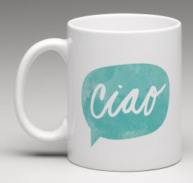 Ciao Ceramic Mug - Pink Fashion Nyc