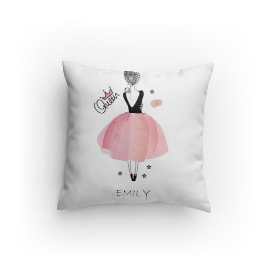 Queen Girl Customizable Decorative Pillow