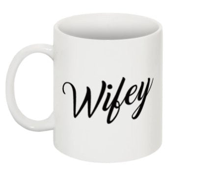 Wifey&Hubby Mug Set - Pink Fashion Nyc
